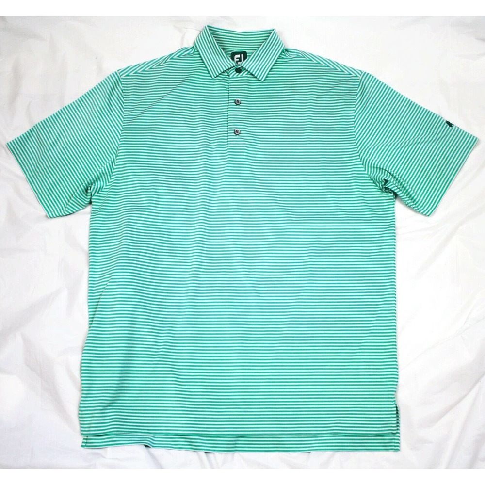 FootJoy Short Sleeve Golf Polo Shirt Size Large - Picture 1 of 7